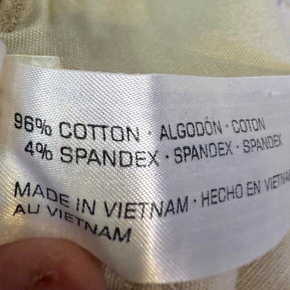 VTG UnionBay y2k size 5 tan Bermuda cargo short low rise grunge granola gorpcore - Picture 10 of 10